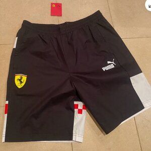 PUMA Men's Scuderia Ferrari Race SDS Woven Athletic Shorts Sportswear Medium